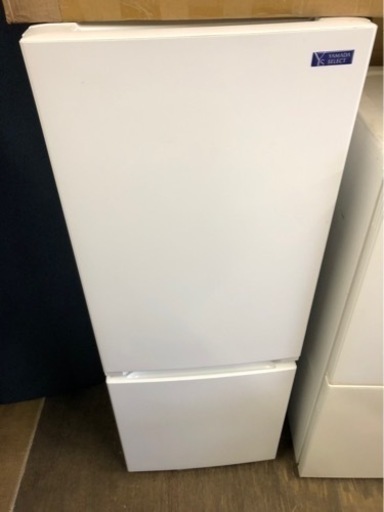 5KM 以内配送無料　2021年式　ヤマダ電機 2ドア冷蔵庫 (156L・右開き) ホワイト YRZF15G1