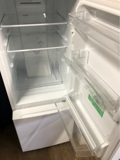 5KM 以内配送無料　2021年式　ヤマダ電機 2ドア冷蔵庫 (156L・右開き) ホワイト YRZF15G1