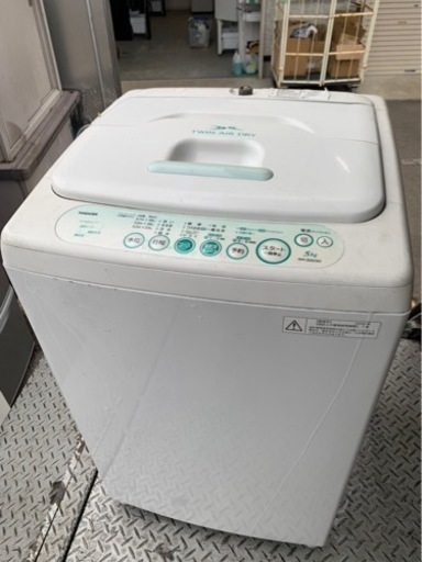 5KM 以内配送無料　５KG TOSHIBA 全自動洗濯機　AW-305(W)