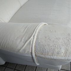 表面ハゲ 2人掛け ソファー  わけあり 二人掛け ソファーの画像