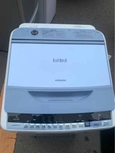 ５KM 以内配送無料​​​​​７KG​日立 HITACHI BW-V70B A [ビートウォッシュ 全自動洗濯機 ブルー]