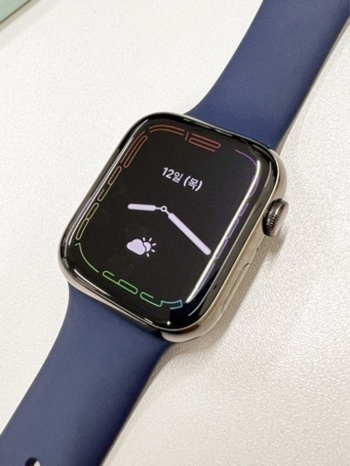 アップル ウォッチ7stainless steel セルラー45mmモデル