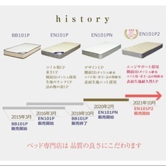 美品/高反発マットレス/ベッドマットレス/シングル/ポケットコイルの画像