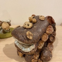 辰、羊　置き物の画像