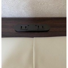 ニトリ　ラブソファ　脚取り外し可能　コンセント付き。の画像