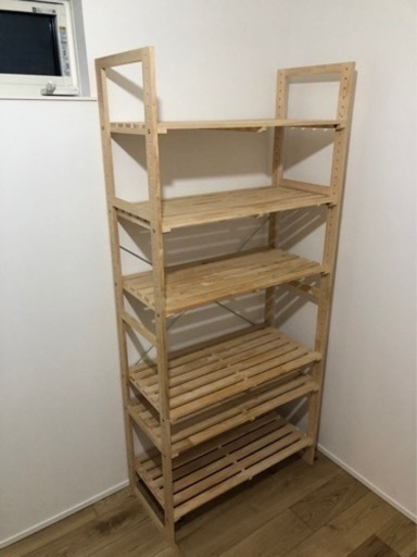 木製ラック　高さ182cm 幅82cm 奥行40cm