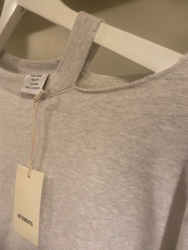 vetements ヴェトモン カットオフ スウェット 