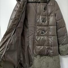 レディース★冬用ダウンジャケット、コート★フェイクファーつきの画像