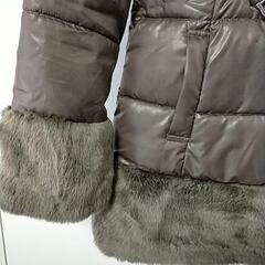 レディース★冬用ダウンジャケット、コート★フェイクファーつきの画像