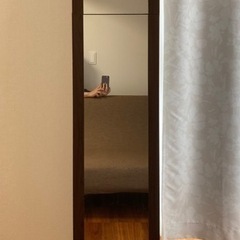 姿見になるドレッサー（スツールセット 2口コンセント付）の画像