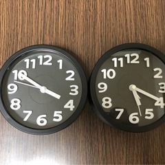 ニトリ置き時計2点セット