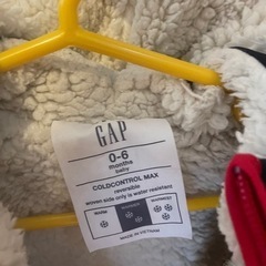 【baby GAP】 アウター　60  ベビー　ギャップ　☆フード取り外し可の画像