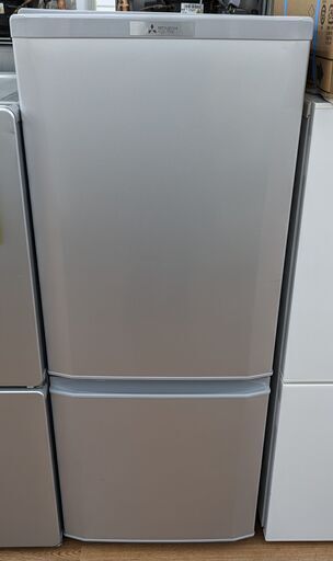 MITSUBISH 2ドア冷蔵庫 146L MR-P15D-S 2019年製 中古品