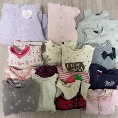 長袖ベビー服　60-80冬〜春物　