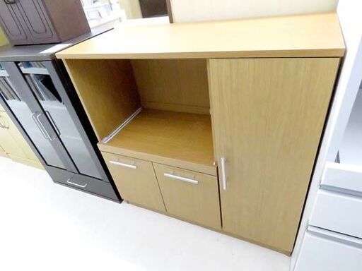 北海道 千歳市/恵庭市 近郊配送可能 ニトリ レンジボード ナチュラル 収納家具