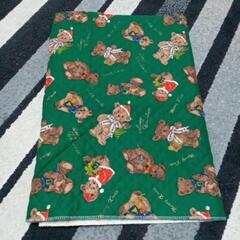 キルト　生地　クマの画像