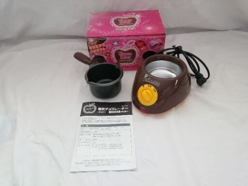電気チョコレーター、ハンドミキサー、ドーナツメーカー３点セット　　おまけ付き