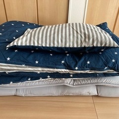 そのまま使えるふとん４点セット（シングル）