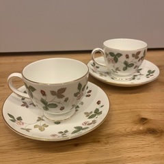 【1月22日までの出品】ウェッジウッド　ティーカップアンドソーサー