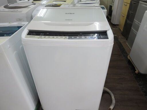 静かな日立ナイヤガラ洗濯機7キロ　2016年製　BW-V70AE4