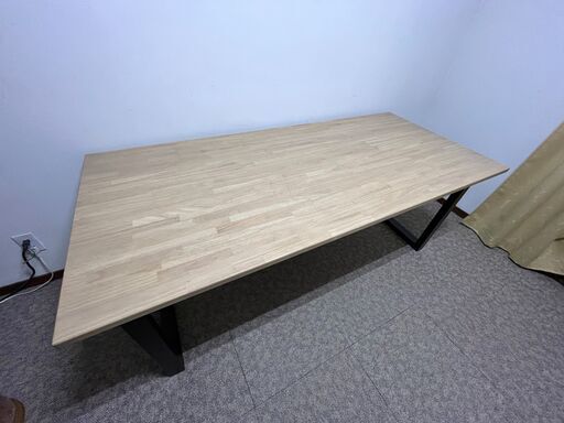 【引渡済】かなでもの テーブル W180cm×D80cm アイアン脚のセット KANADEMONO / THE TABLE