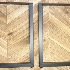 【引渡済】かなでもの テーブル W180cm×D80cm アイアン脚のセット KANADEMONO / THE TABLEの画像