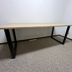 【引渡済】かなでもの テーブル W180cm×D80cm アイア...