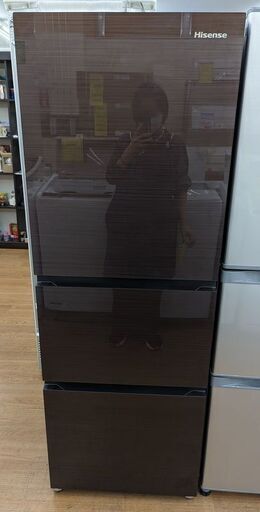 Hisense 3ドア冷蔵庫 HR-G2801BR 2019年製　ag-ad066