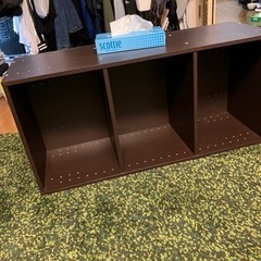 棚　カラーボックス2つ