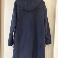 ユニクロ　ダッフルコート　紺色　Mサイズの画像
