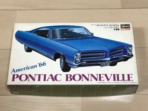 アメリカン’６６ ポンティアック ボンネヴィル　㈱長谷川製作所製品　未組立てプラモデル
