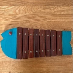 ボーネルンド　おさかなシロフォン　青