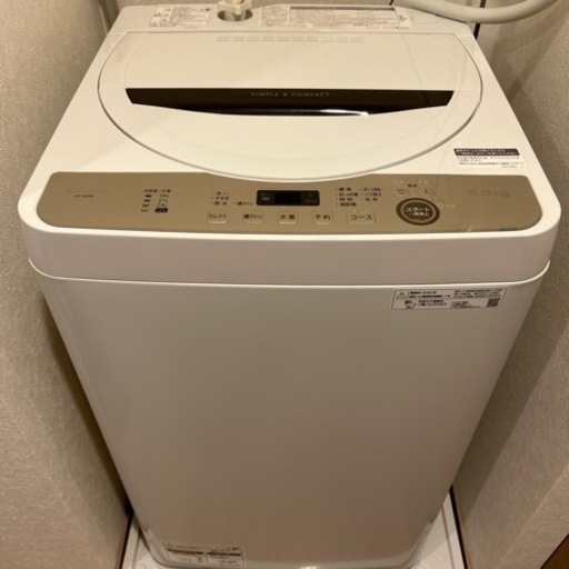 SHARP ES-GE6E 全自動洗濯機