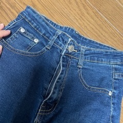ハイウエストダメージデニム　XS リエディの画像