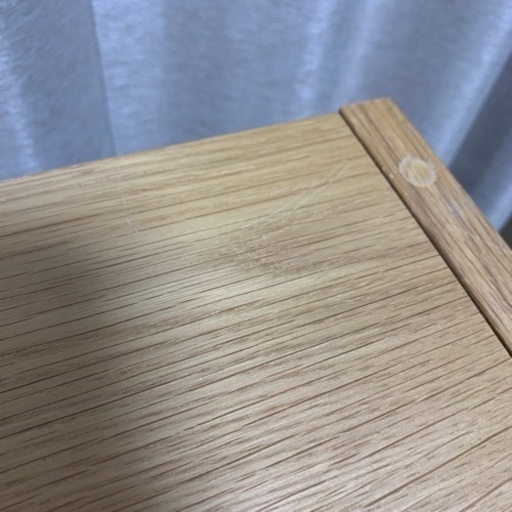 【小さな傷あり】無印良品　スタッキングシェルフ　ワイド　オーク材