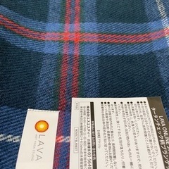 お取り引き決定しました！★新品.★大判サイズ　ＬＡＶＡブランケット★早いもの勝ちの画像
