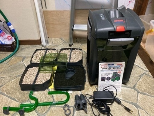 エーハイム　熱帯魚　外部濾過　水槽