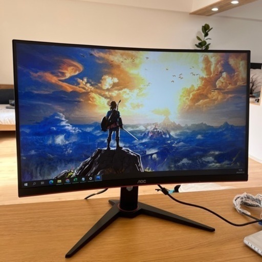 AOC ゲーミング　モニター　27インチ　湾曲 モニター　144hz FHD