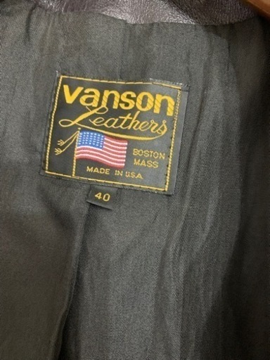 VANSON ライダースジャケット