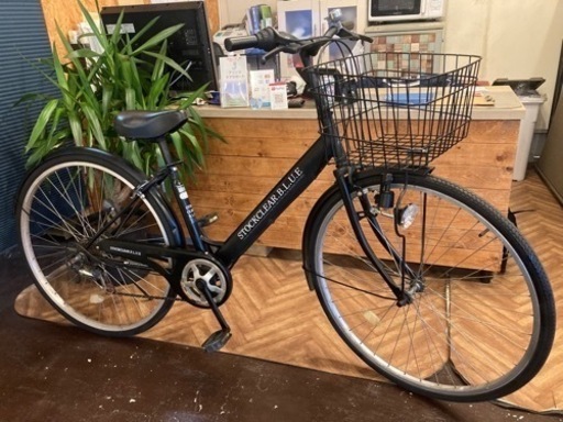 取引き中【6段変速】LEDダイナモ　27インチ自転車　マットブラック