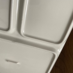 無印良品　仕切皿・大　2枚セットの画像