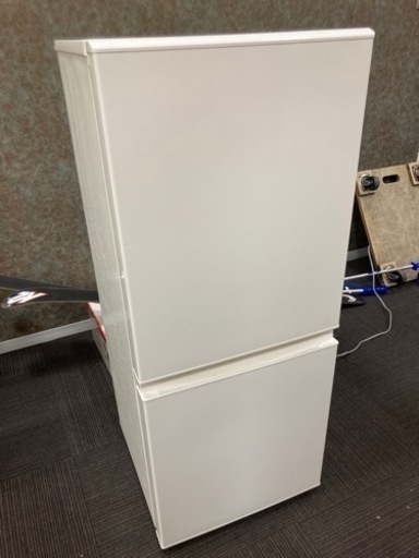 【中古品】M81 無印良品 MJ-R13A 白 ホワイト 2020年製 2ドア冷蔵庫 アクア(株) 取扱説明書付