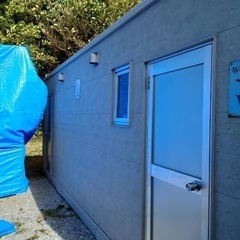 浄化槽、トイレ付き　コンテナ
