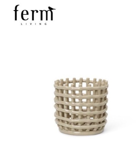 (正規品) 新品 ferm LIVING Ceramic Basket