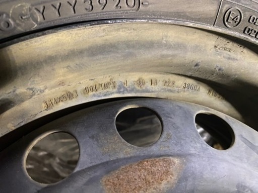 スタッドレス4本　185/70R14 