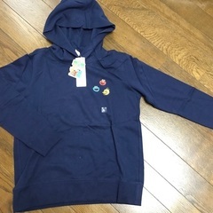 UNIQLO kaws ユニクロ　カウズ　スウェット　Lサイズ　紺色