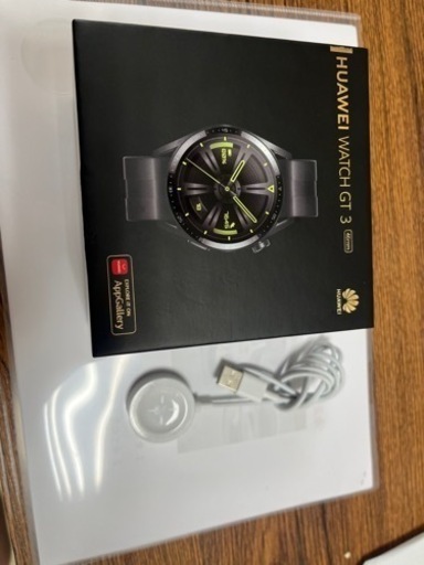 huawei watch GT3  美品　ファーウェイgt3 ケース、バンド2本おまけ
