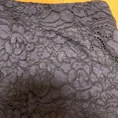 GU タイトスカート　レース　ネイビーの画像