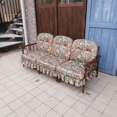 カリモク　karimoku 3人用ソファ　コロニアル　クラシック　洋風　ng カリモク karimoku 3人用ソファ コロニアル クラシック 洋風 ng