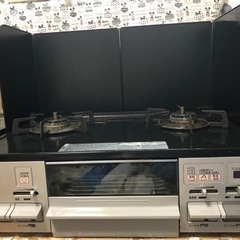 テーブルコンロ  水なし両面焼グリル プロパンガス 右強火 NW...